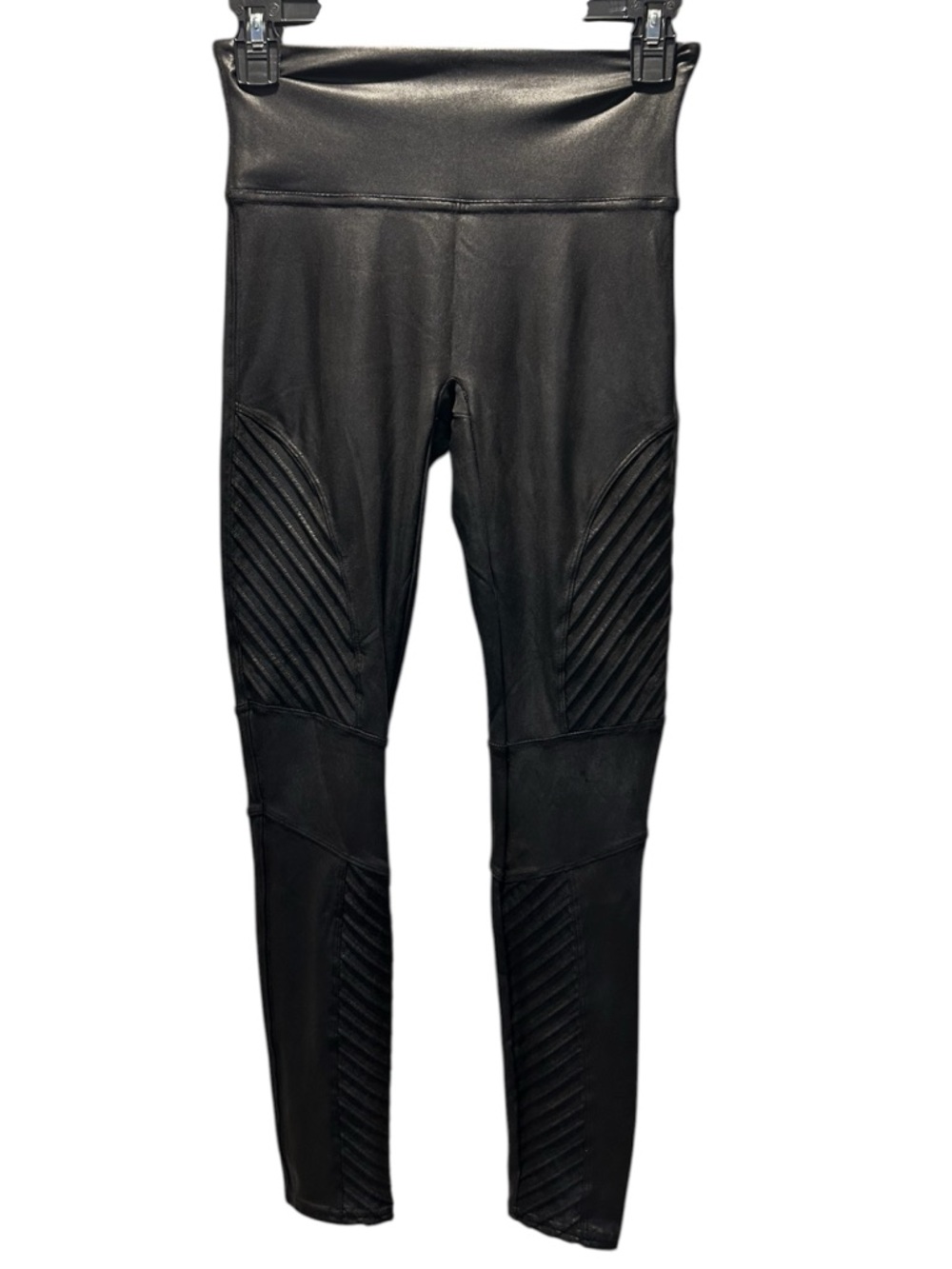 {SPANX} By Sara Blakely Black Faux Leather High-Waist Leggings